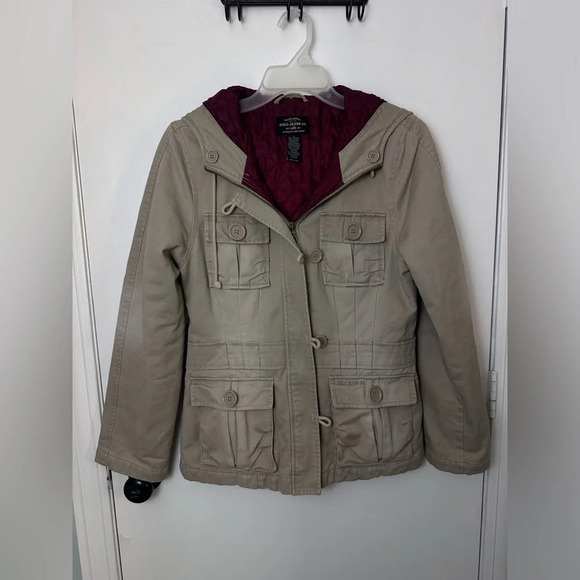 Y2K RALPH LAUREN POLO Quilted Cargo Utility Jacket size M - Picture 1 of 10